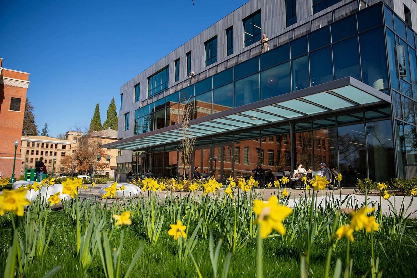 Tykeson Hall exterior building shot