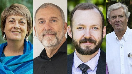 Four UO faculty members 