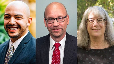 From left: Danny Pimentel, Greg Dotson and Marsha Weisiger