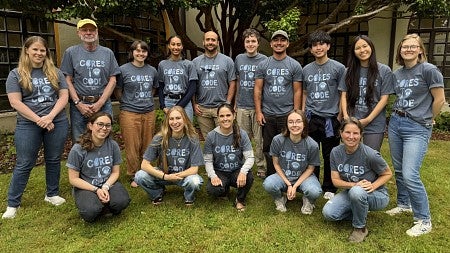 a group shot of students