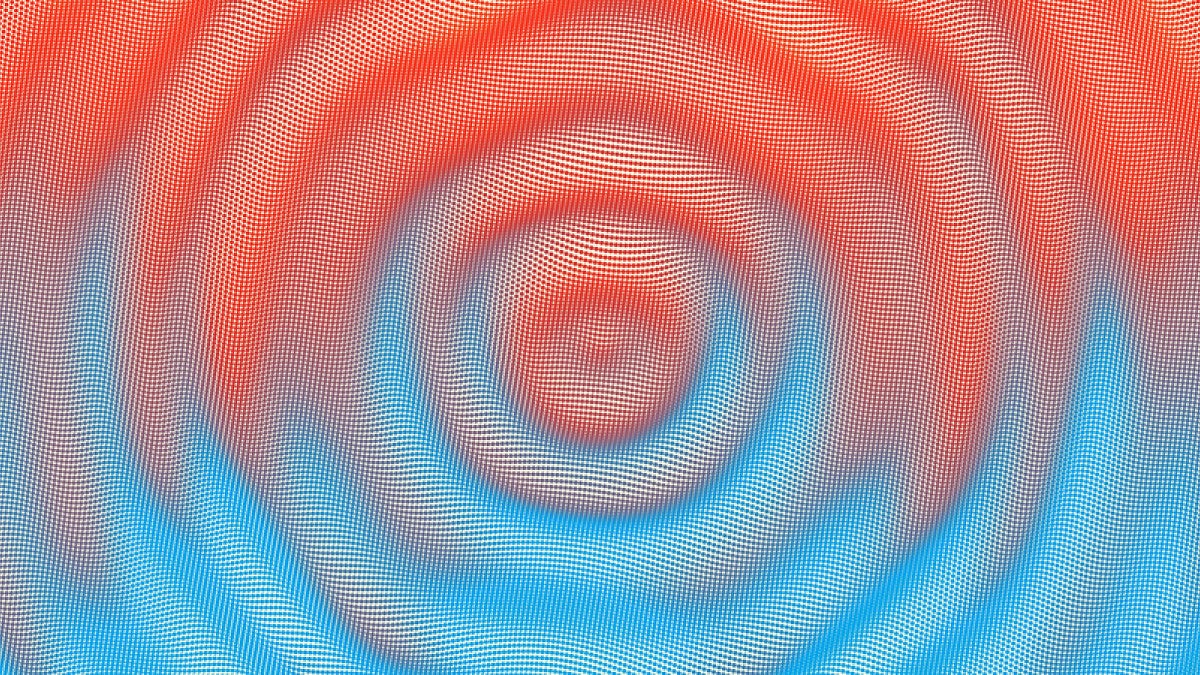 Abstract image of sound ripples