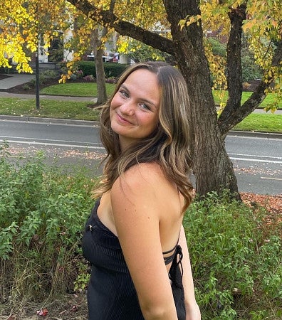 Psychology major Aly Weir