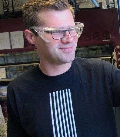 Chemistry graduate student Gabe Rudebusch