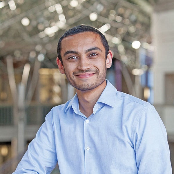 Biochemistry major Muhammad Khalifa