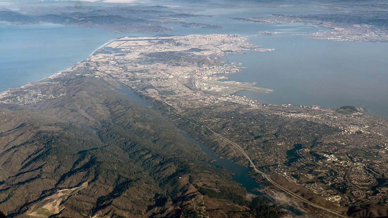 San Andreas fault in San Francisco