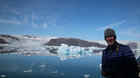 Mark Carey on a recent trip to Greenland to research glaciers