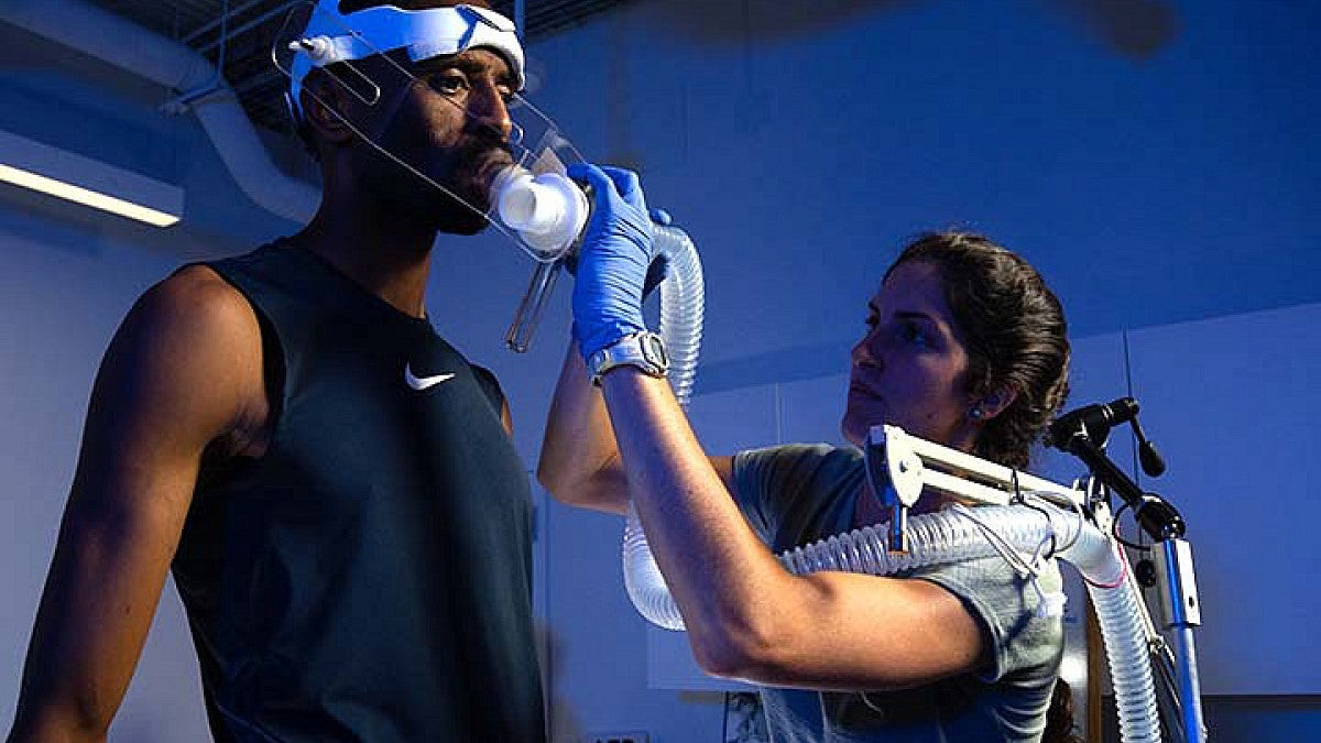 Human Physiology breathing test