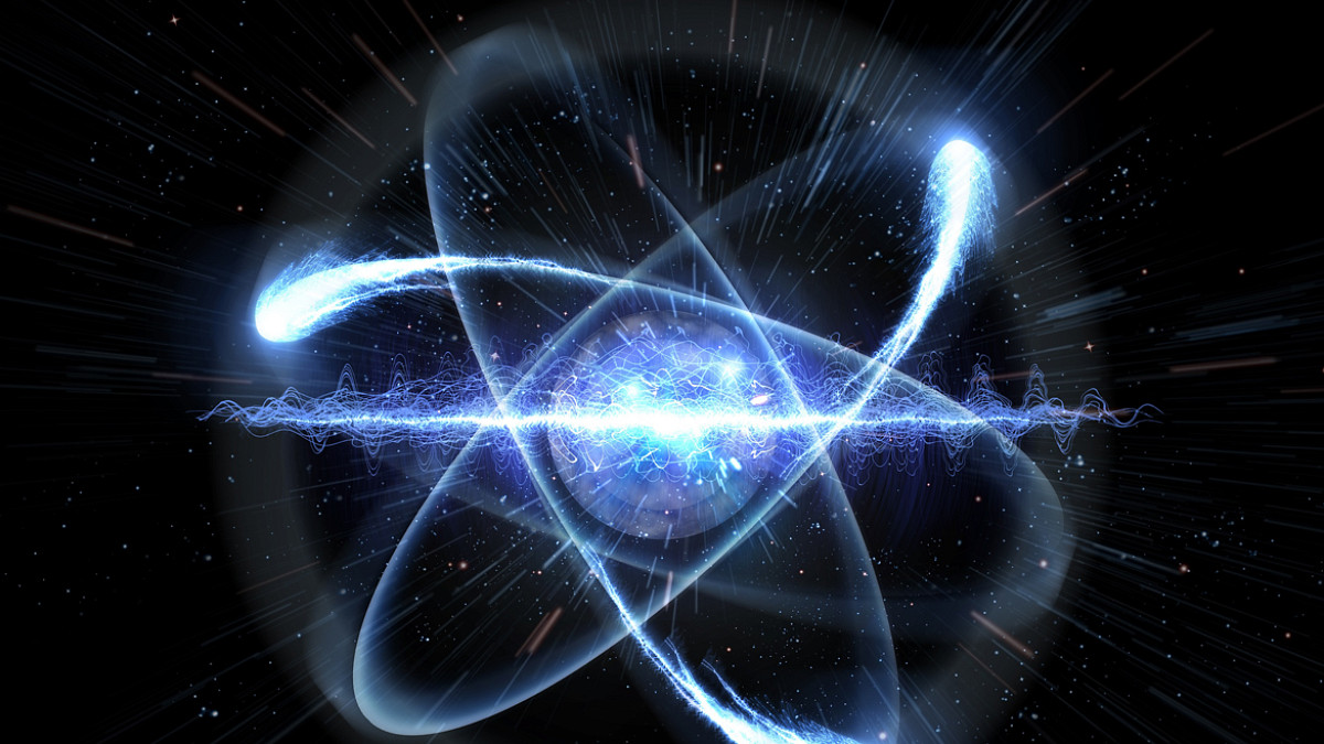 Abstract image of quantum particle
