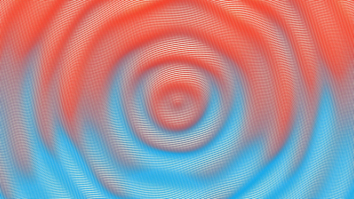 Abstract image of sound ripples